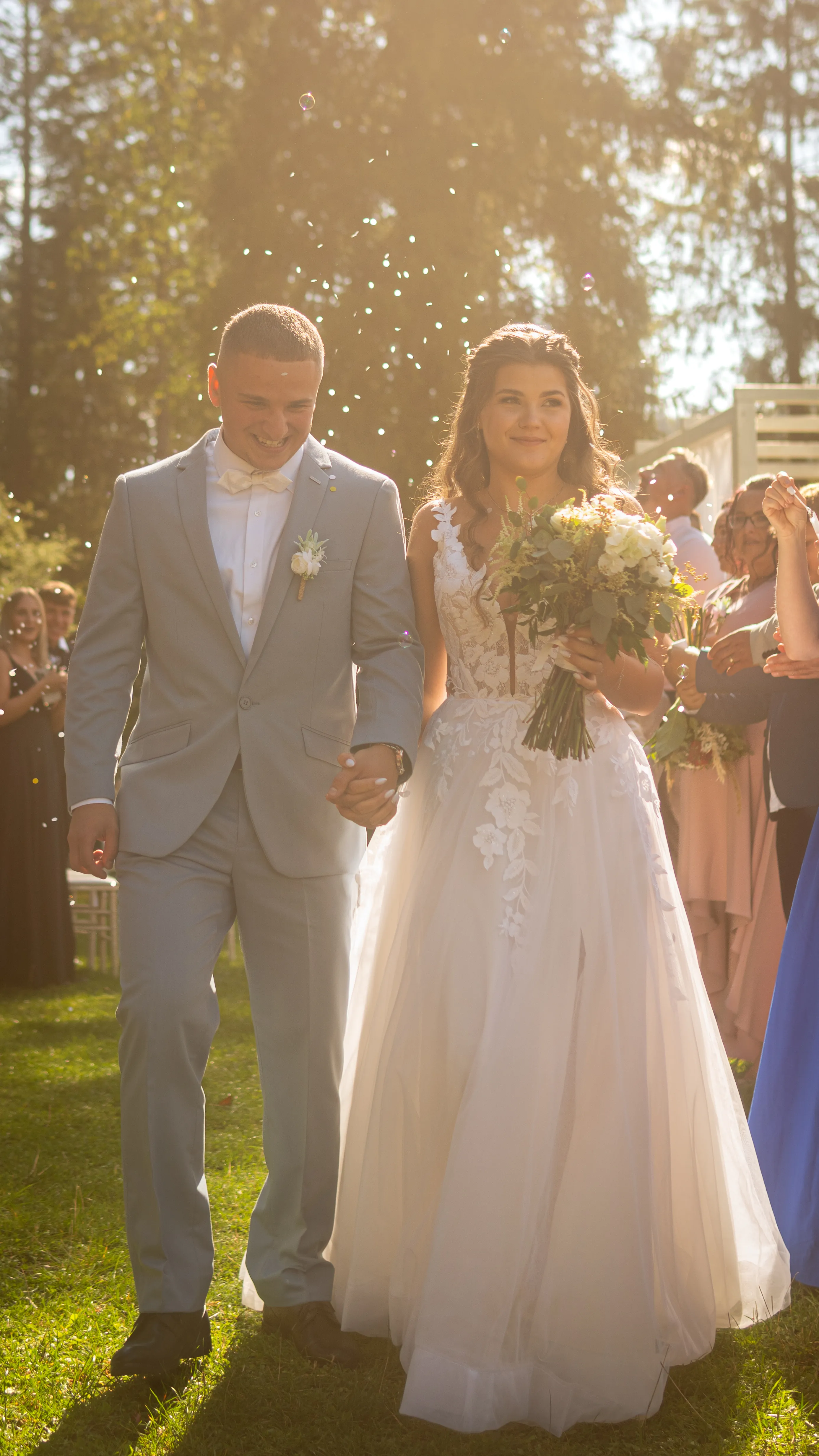 Wedding Bubbles Exit